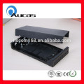 BLACK 8 PORT FIBER OPTIC PATCH PANEL